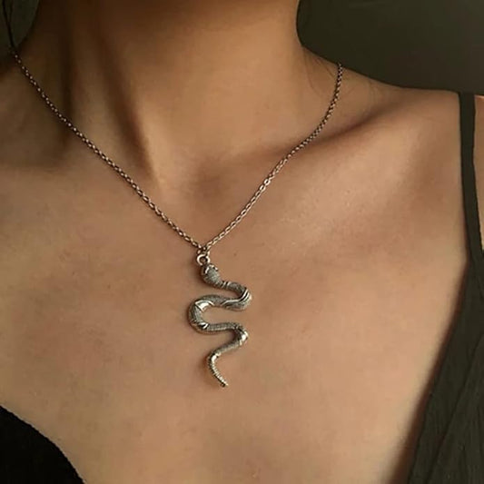 Snake Pendant Necklace for Men & Women's Halloween Jewelry