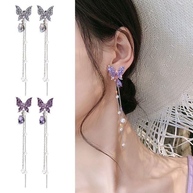 Butterfly hanging earrings For Women And Girls
