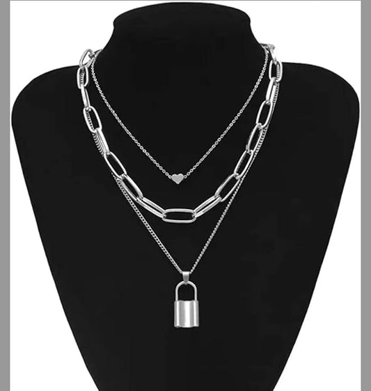 Latest Stylish Multilayer Necklace Pack of 1