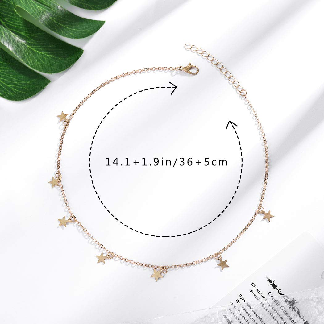 Shiny stars elegant  neck chains