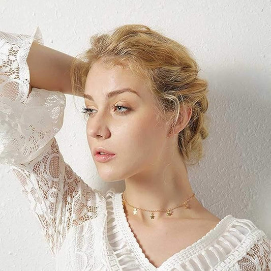 Shiny stars elegant  neck chains