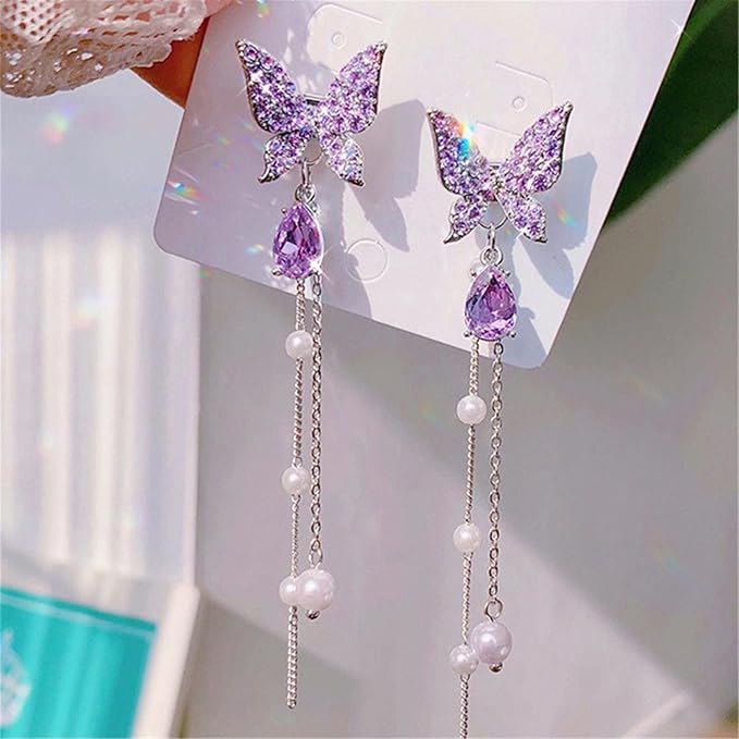 Butterfly hanging earrings For Women And Girls