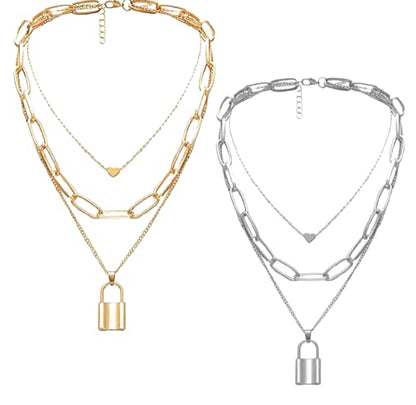 Latest Stylish Multilayer Necklace Pack of 1