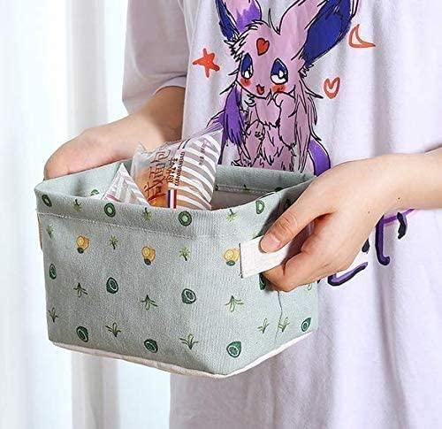 Canvas Fabric Basket  (Random Prints)