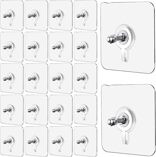 Wall Mount Screw Hooks  10 Pcs