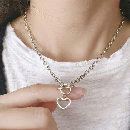 Heart Toggle Necklace for Women