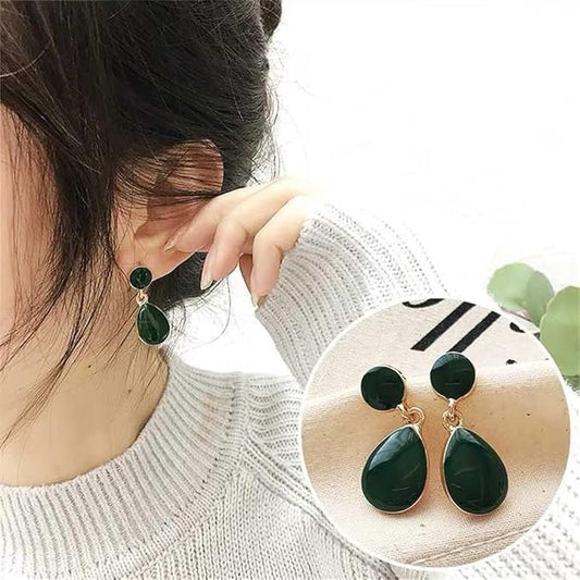 Water drop Anti tarnish Earrings for women