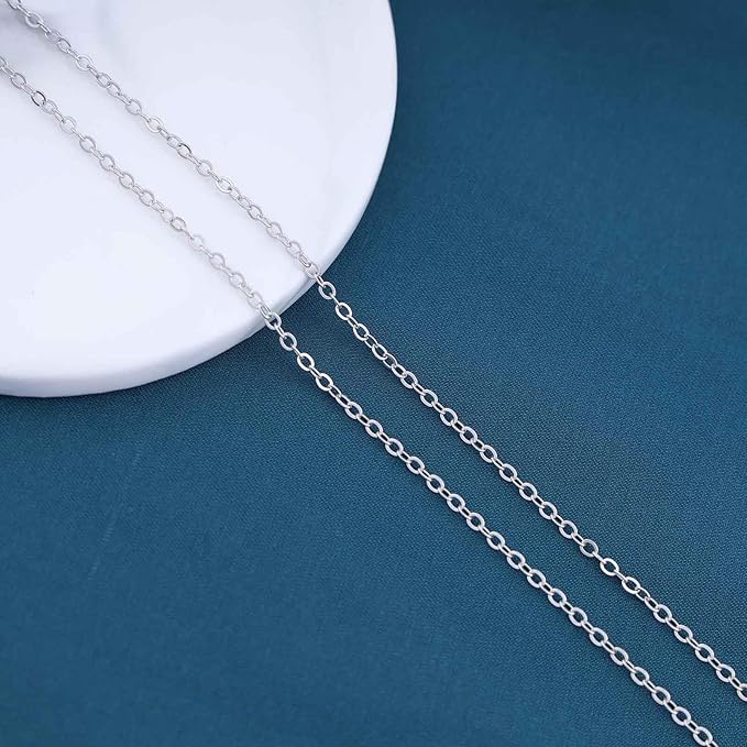 Silver Melting Liquid Chain Necklace for Women and Girls