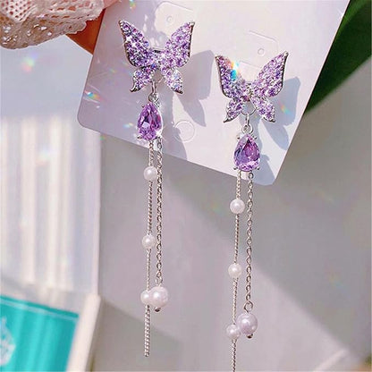 Butterfly hanging earrings For Women And Girls
