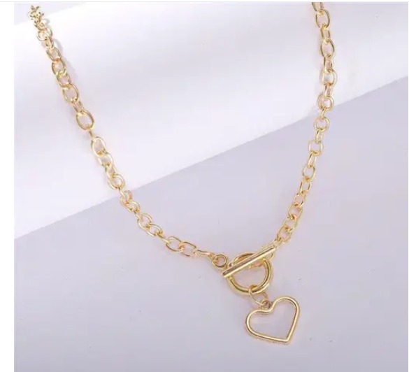 Heart Toggle Necklace for Women