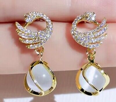 Swan Shape Fashionable Drops & Danglers, Hoop Earring
